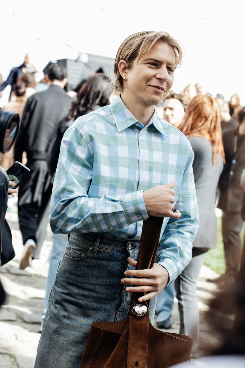 Paris Fashion Week SS25 Street Style louis vuitton chanel miu miu balenciaga vetements valentino dries van noten coperni kendall jenner gigi hadid romeo beckham mcqueen yohji yamamoto
