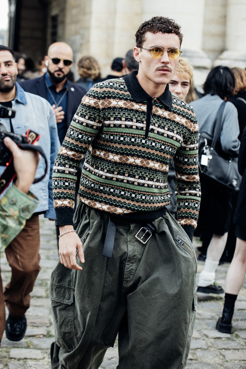 Paris Fashion Week SS25 Street Style louis vuitton chanel miu miu balenciaga vetements valentino dries van noten coperni kendall jenner gigi hadid romeo beckham mcqueen yohji yamamoto
