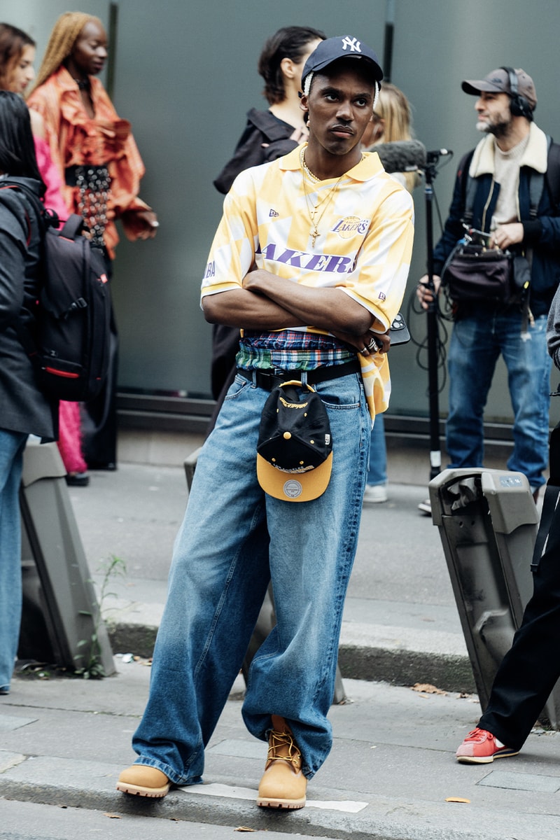 Paris Fashion Week SS25 Street Style louis vuitton chanel miu miu balenciaga vetements valentino dries van noten coperni kendall jenner gigi hadid romeo beckham mcqueen yohji yamamoto