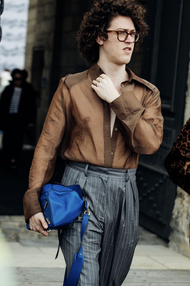 Paris Fashion Week SS25 Street Style louis vuitton chanel miu miu balenciaga vetements valentino dries van noten coperni kendall jenner gigi hadid romeo beckham mcqueen yohji yamamoto