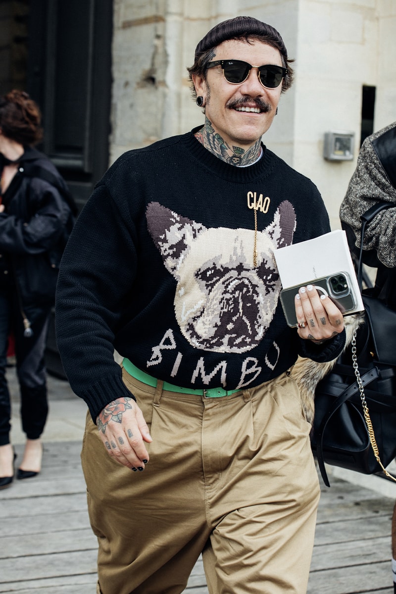 Paris Fashion Week SS25 Street Style louis vuitton chanel miu miu balenciaga vetements valentino dries van noten coperni kendall jenner gigi hadid romeo beckham mcqueen yohji yamamoto