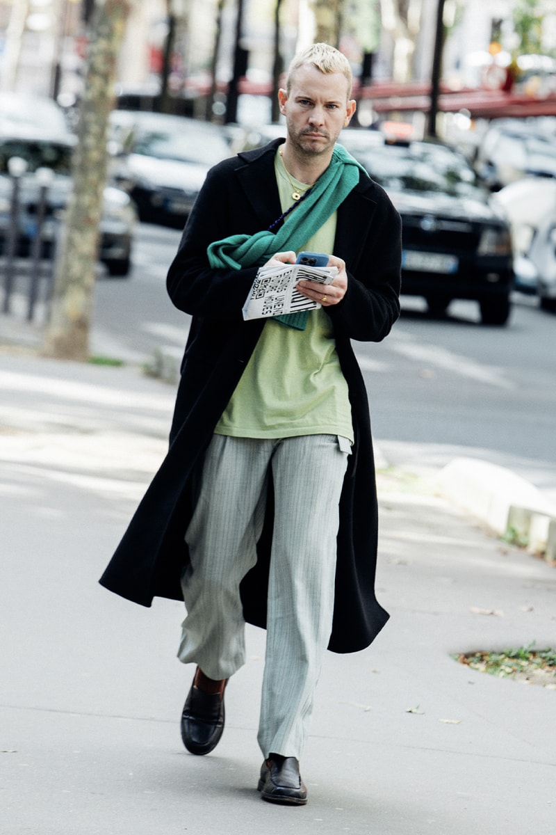 Paris Fashion Week SS25 Street Style louis vuitton chanel miu miu balenciaga vetements valentino dries van noten coperni kendall jenner gigi hadid romeo beckham mcqueen yohji yamamoto