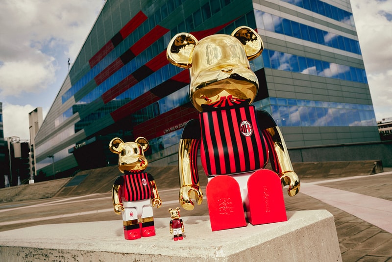 bearbrick ac milan italy soccer team bearbrick collection 50 100 1000 official release date photos price store list buying guide