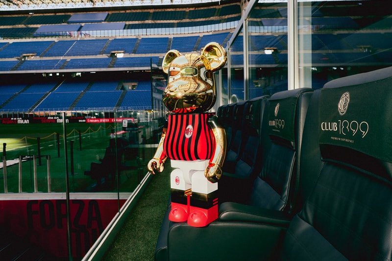 bearbrick ac milan italy soccer team bearbrick collection 50 100 1000 official release date photos price store list buying guide