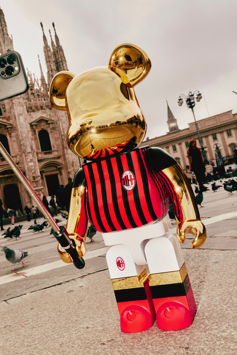 bearbrick ac milan italy soccer team bearbrick collection 50 100 1000 official release date photos price store list buying guide