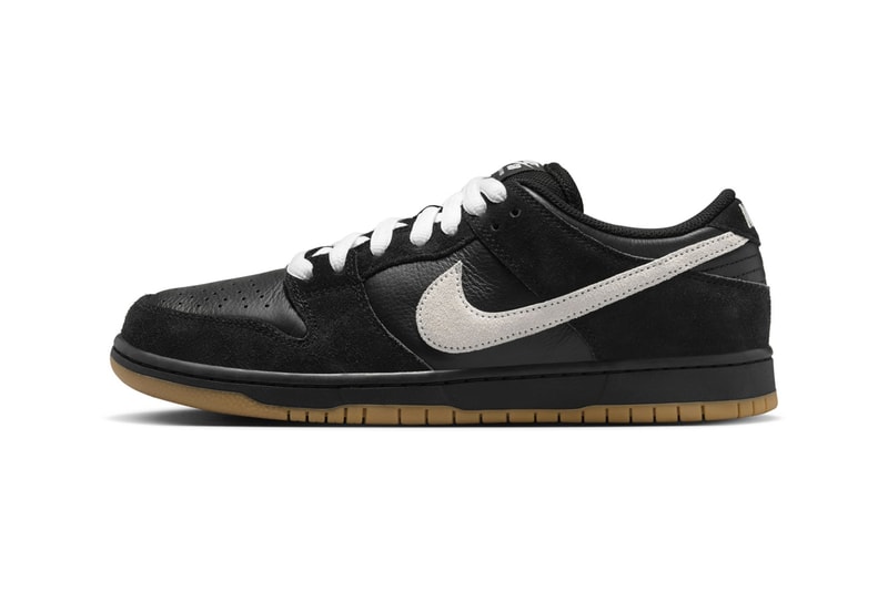 Nike SB Dunk Low Black White Gum HF3704-003 Release Info