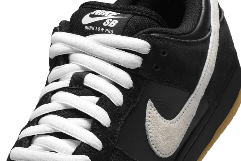 Nike SB Dunk Low Black White Gum HF3704-003 Release Info