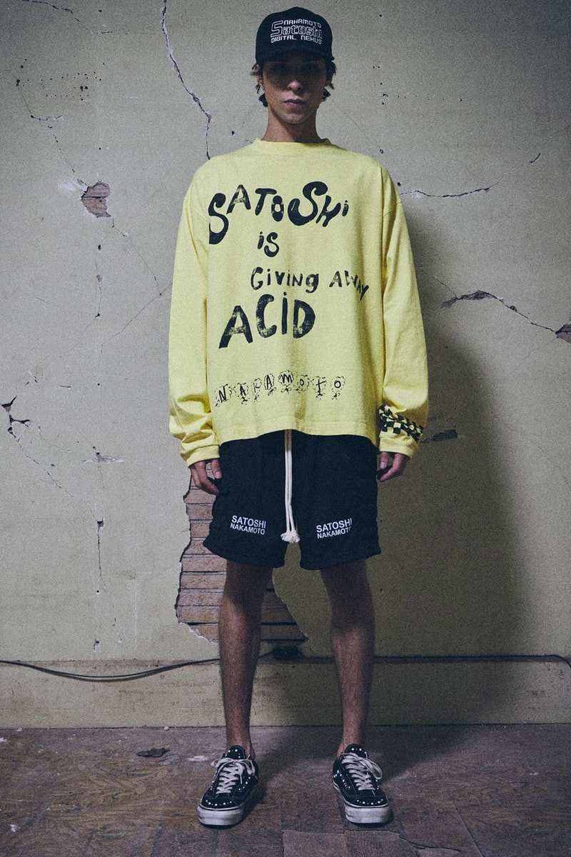 Satoshi Nakamoto FW24 Reminds Us To "Finish The Dream" collection release info vans collab drop price fashion week lookbook otw 
