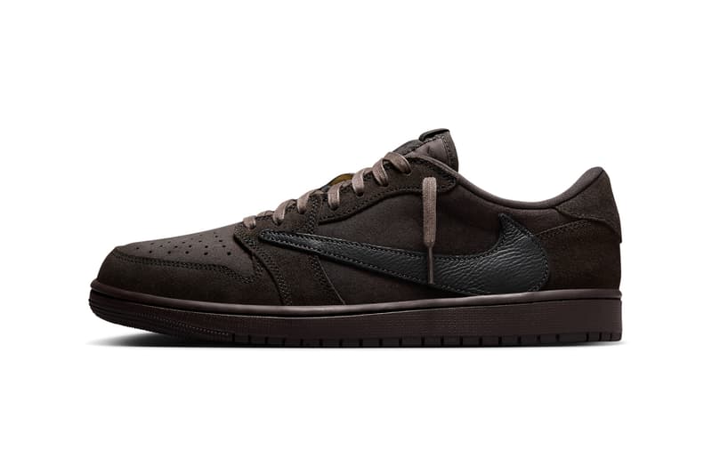 Travis Scott X Air Jordan 1 Low OG SP "Velvet Brown" Has Been Confirmed release spring 2025 next year cactus jack brown shoes lowtops swoosh mockups DM7866-202