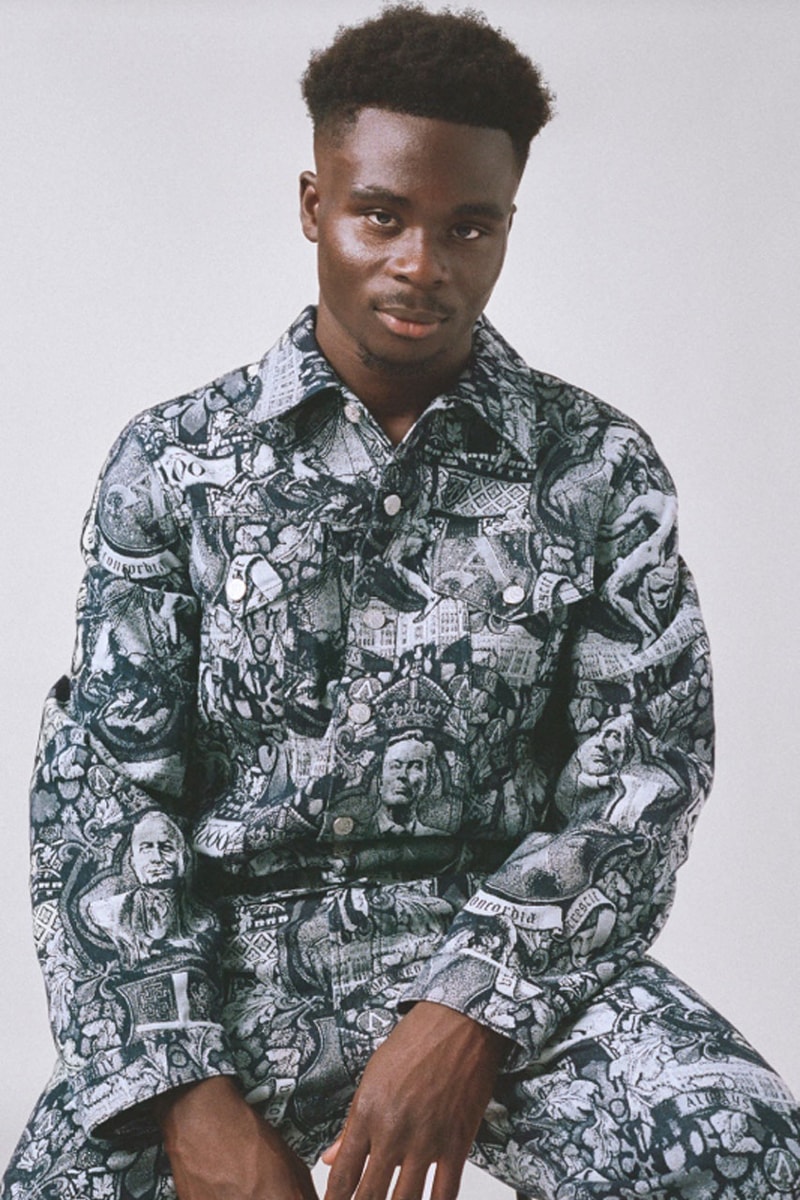 Arsenal Football Club Aries Fashion Collaboration Clothing Bukayo Saka Style Streetwear Premier League Football Soccer Sports