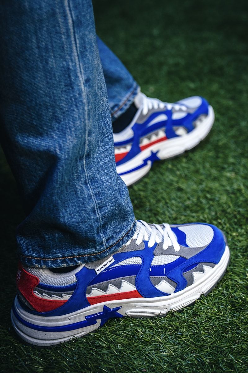 BAPE SHARK STA sneaker Country Core Packs Release Info 20th anniversary SHARK FULL ZIP HOODIE