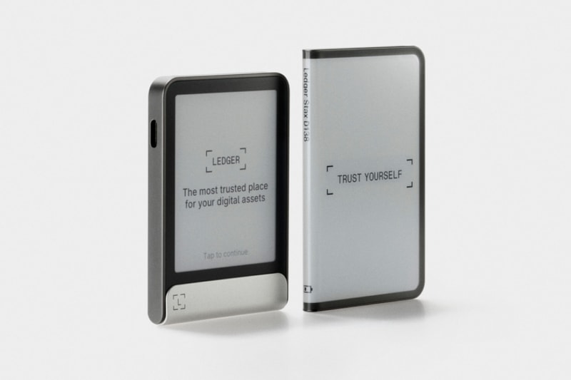 Closer Look at the Ledger Stax Ledger Flex cryptocurrency security digital asset flex ipod apple hypebeast digital