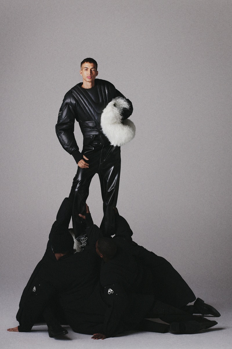 LUAR x Moose Knuckles Is Here at Last debut collab fashion week runway raul lopez puffer fall winter 2024 deceptionista brooke tote sheepskin mongolian puffer bomber cocoon parka down jacketing fur leather jacket bomber hat knit price website store new york city canada