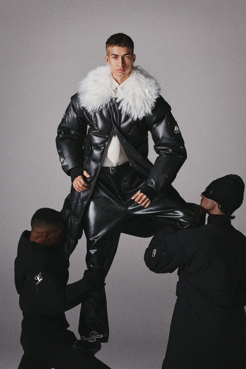 LUAR x Moose Knuckles Is Here at Last debut collab fashion week runway raul lopez puffer fall winter 2024 deceptionista brooke tote sheepskin mongolian puffer bomber cocoon parka down jacketing fur leather jacket bomber hat knit price website store new york city canada