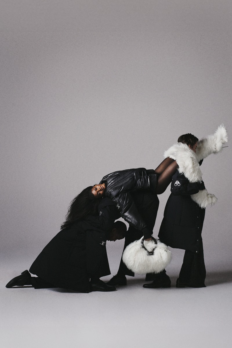 LUAR x Moose Knuckles Is Here at Last debut collab fashion week runway raul lopez puffer fall winter 2024 deceptionista brooke tote sheepskin mongolian puffer bomber cocoon parka down jacketing fur leather jacket bomber hat knit price website store new york city canada