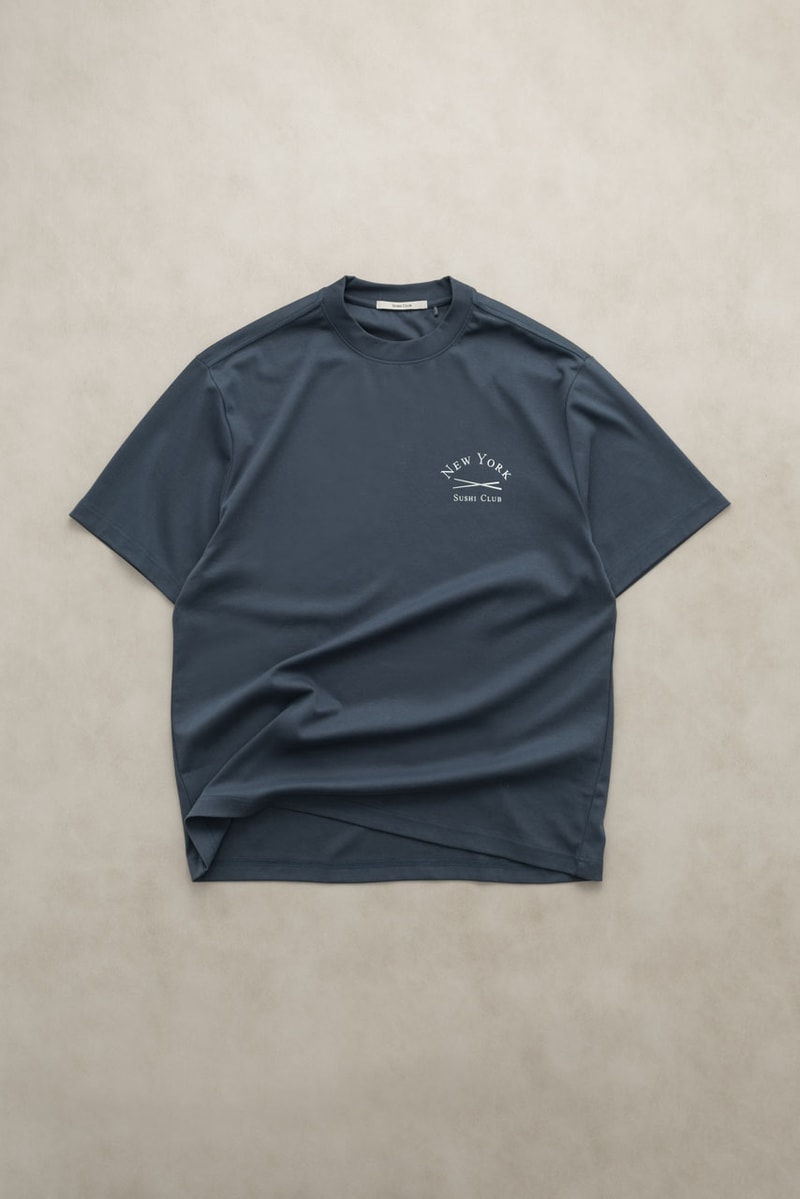 New York Sushi Club Reveals Apparel Capsule Chris Stamp and Nobu Matsuhisa af1 air force 1 nyc restaurant anniversary perrotin gallery 
