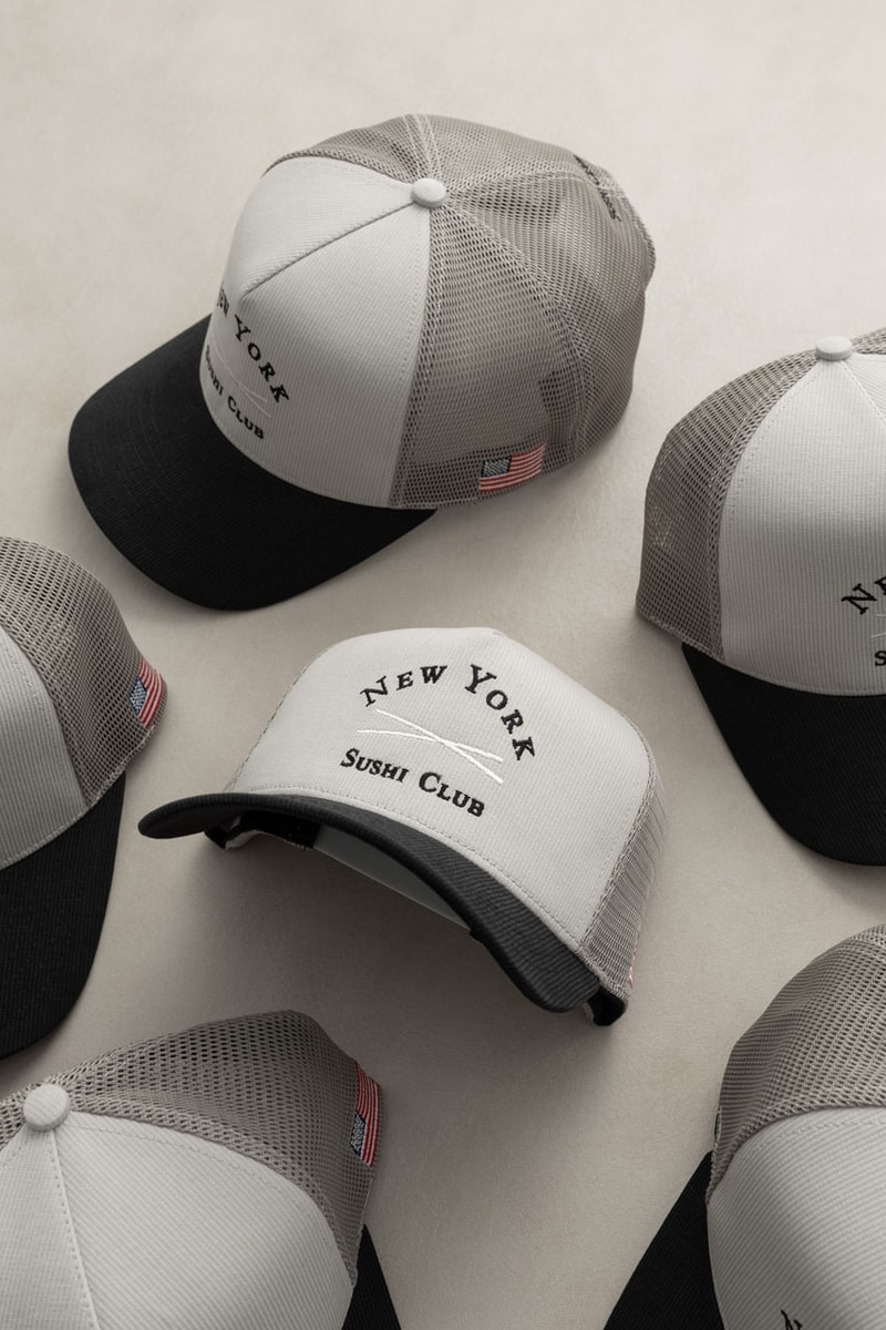 New York Sushi Club Reveals Apparel Capsule Chris Stamp and Nobu Matsuhisa af1 air force 1 nyc restaurant anniversary perrotin gallery 