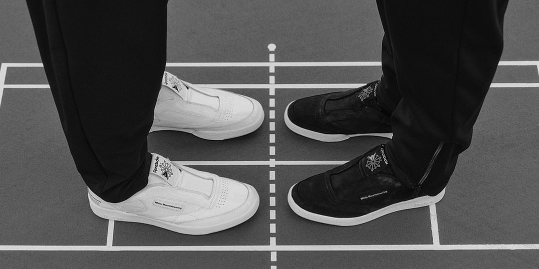 White Mountaineering x Reebok’s Inaugural Collab Is a Minimal Club C 85 Vintage Slip-on