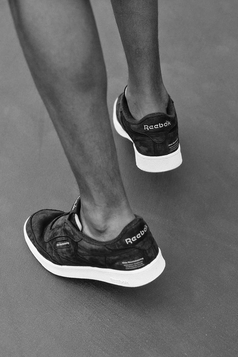 White Mountaineering x Reebok Club C 85 Vintage Release Information ss25