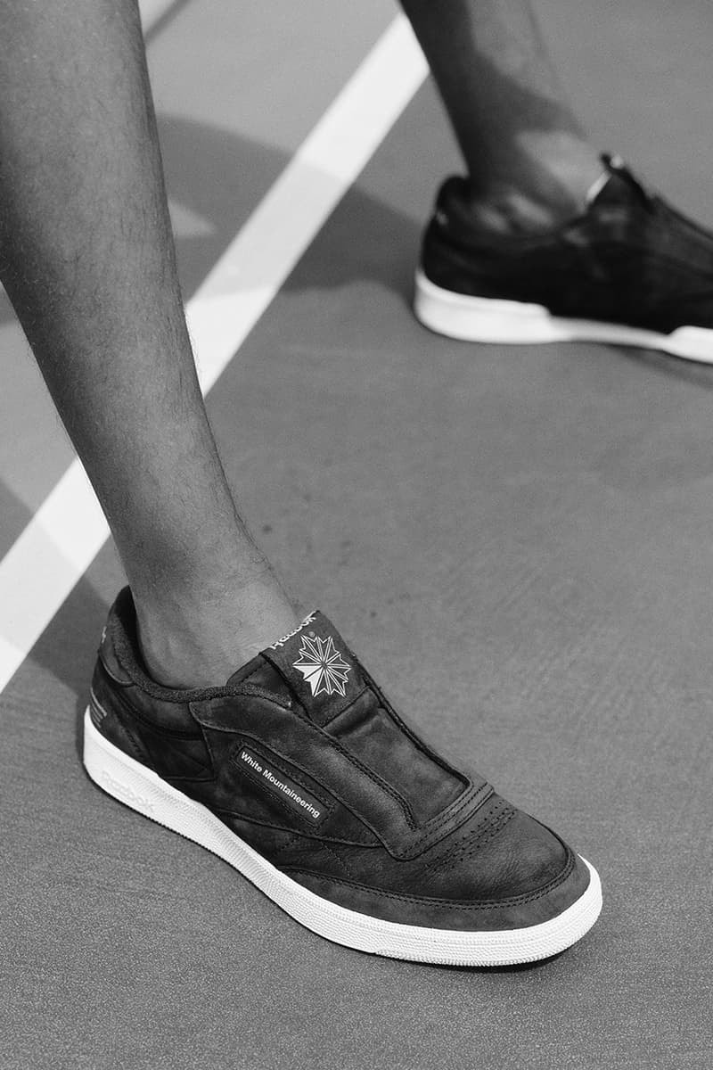 White Mountaineering x Reebok Club C 85 Vintage Release Information ss25