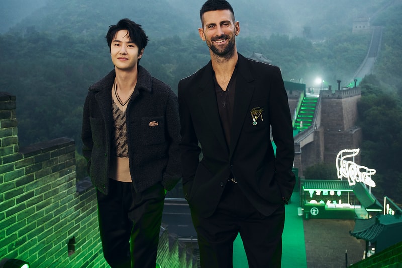 Lacoste Celebrates Novak Djokovic at the Great Wall