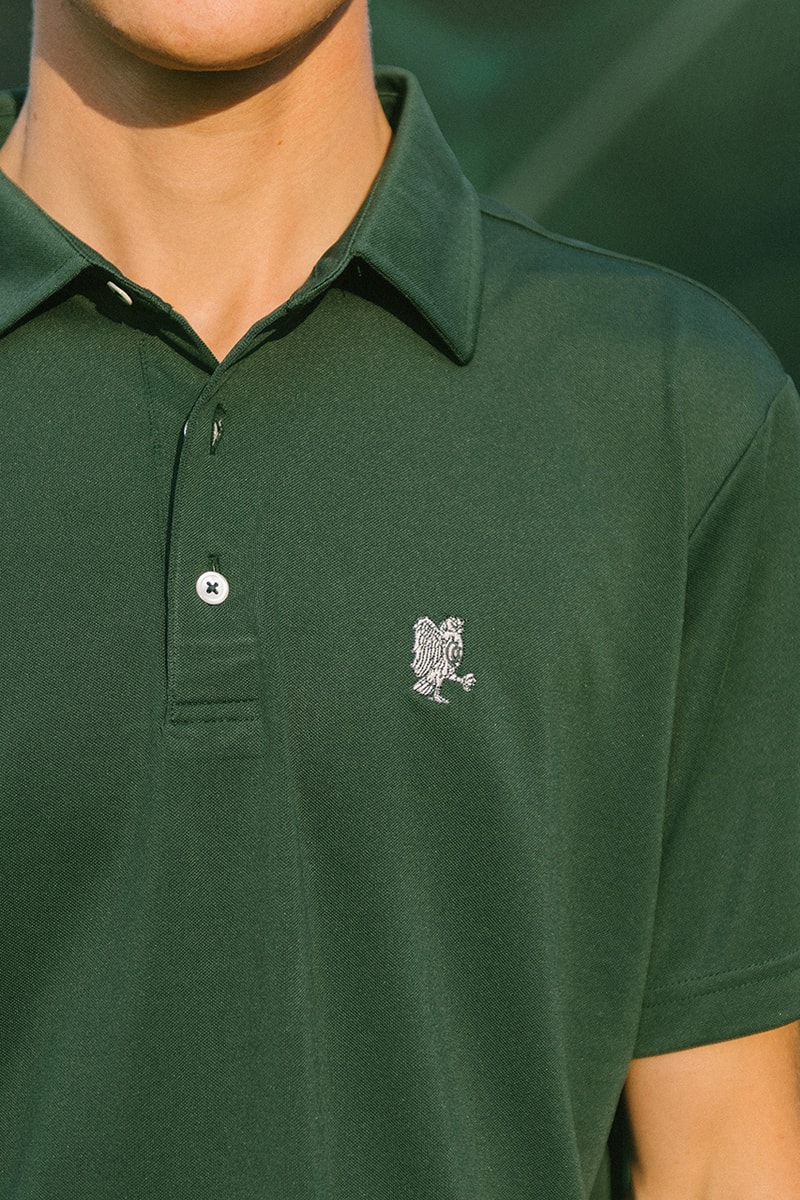quiet golf fall winter 24 collection price info lookbook pictures sweater chino pants polo t shirt long sleeve quarter zip navy green white brown