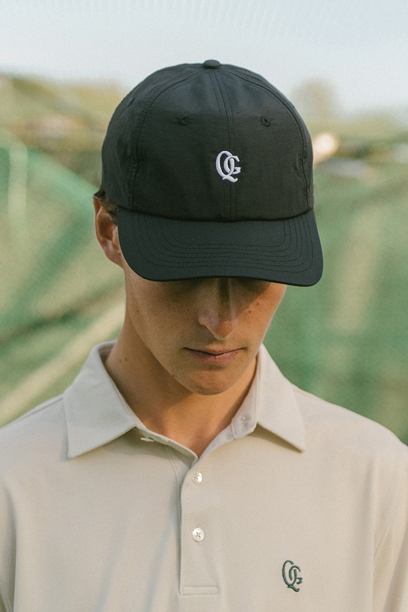 quiet golf fall winter 24 collection price info lookbook pictures sweater chino pants polo t shirt long sleeve quarter zip navy green white brown