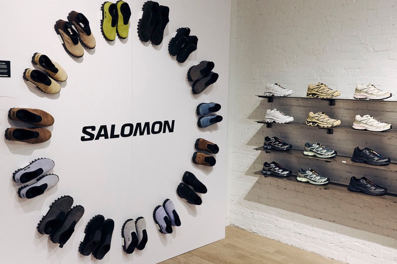 Salomon Sets Up Shop in Soho manhattan north america pop up shop location hours address spring street footwear snowclog acs speedcross xt-6 sneakers 