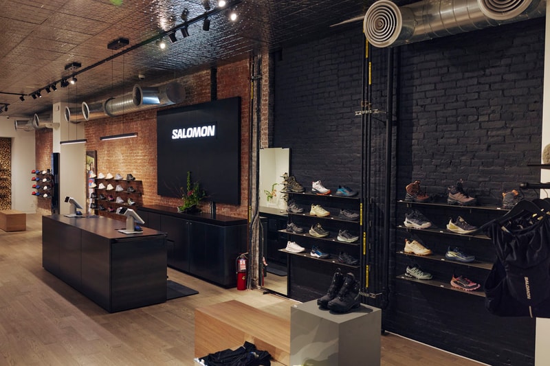 Salomon Sets Up Shop in Soho manhattan north america pop up shop location hours address spring street footwear snowclog acs speedcross xt-6 sneakers 