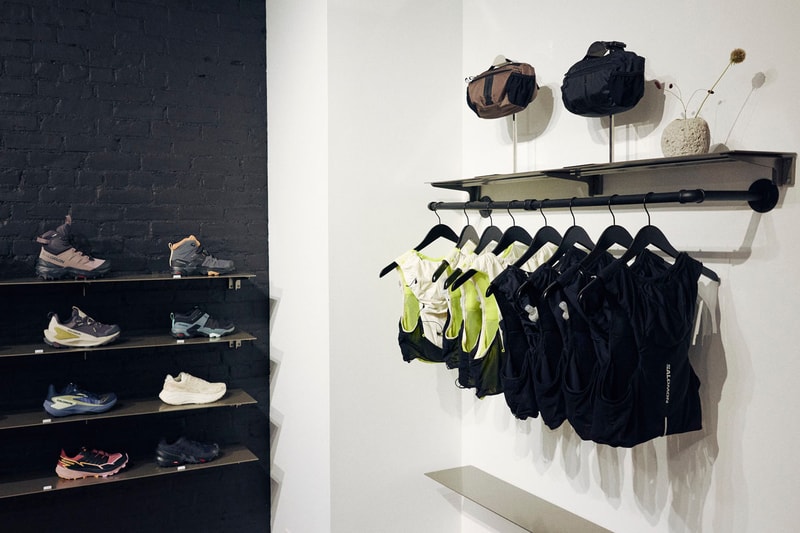 Salomon Sets Up Shop in Soho manhattan north america pop up shop location hours address spring street footwear snowclog acs speedcross xt-6 sneakers 