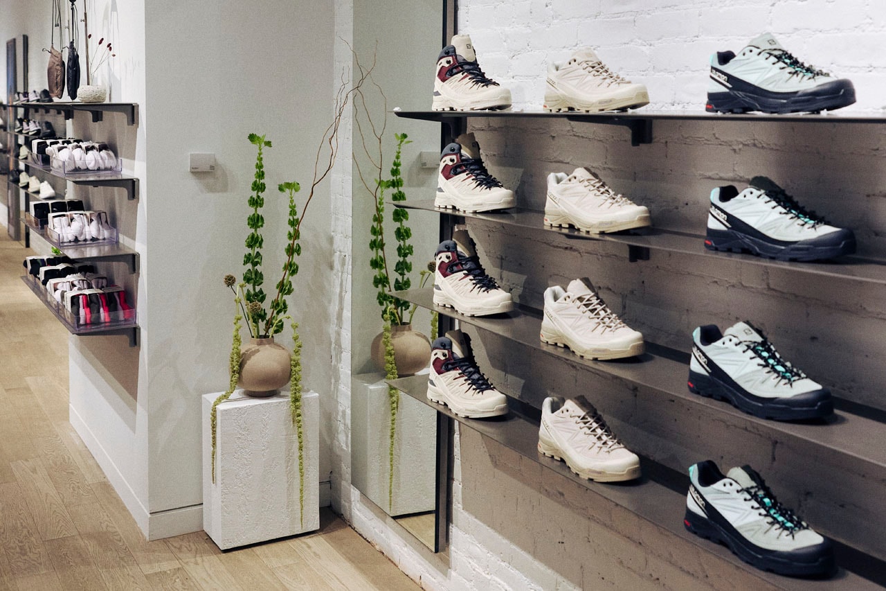 Salomon Sets Up Shop in Soho manhattan north america pop up shop location hours address spring street footwear snowclog acs speedcross xt-6 sneakers