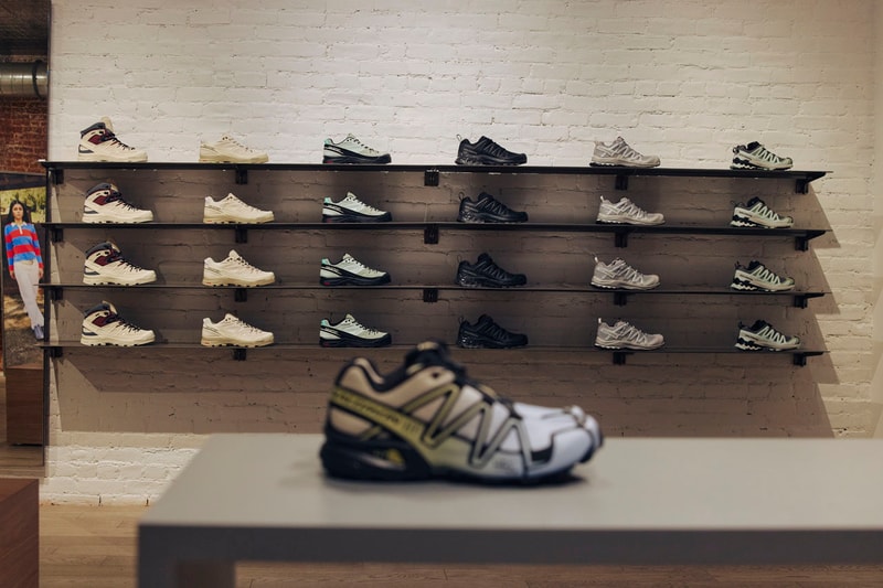 Salomon Sets Up Shop in Soho manhattan north america pop up shop location hours address spring street footwear snowclog acs speedcross xt-6 sneakers 