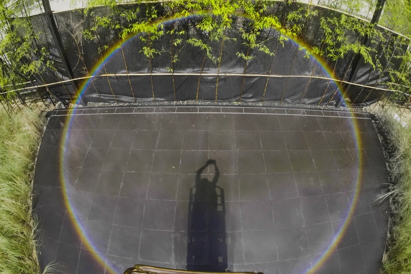 teamLab 'Field of Wind, Rain and Sun’ Exhibition Higashiosaka Info  “Enso of the Sun" 'A Cafe in the Field of the Can Can Factory'