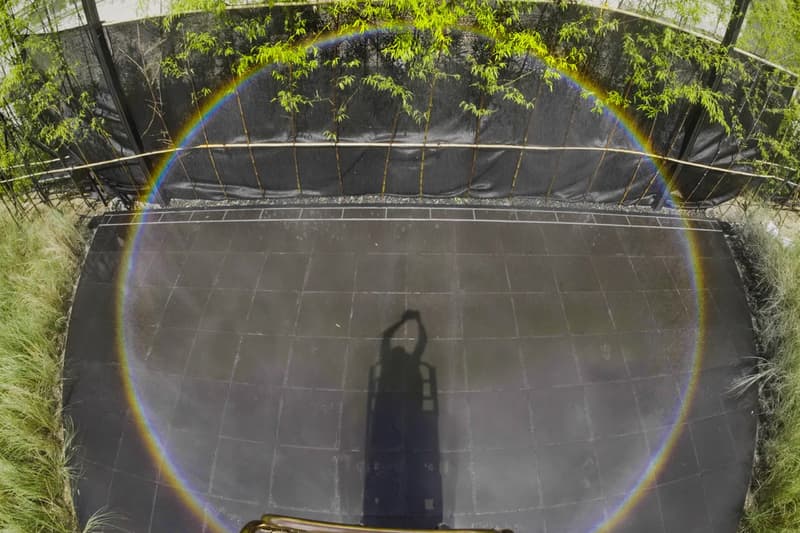 teamLab 'Field of Wind, Rain and Sun’ Exhibition Higashiosaka Info “Enso of the Sun" 'A Cafe in the Field of the Can Can Factory'