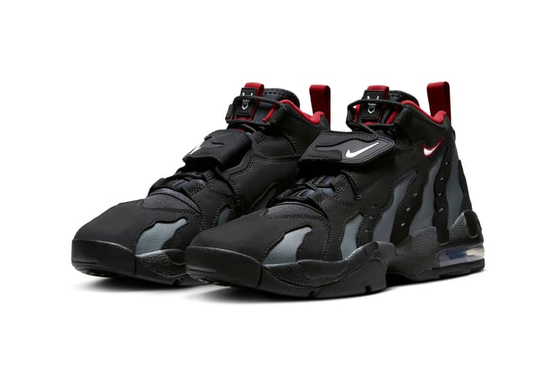 Official Look at the Nike Air DT Max '96 "Falcons" HQ3620-010 deion sanders nfl career coach prime Black/White-Team Anthracite-Metallic Silver-Fire Red