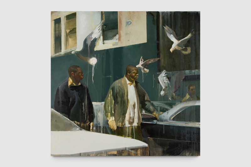 devin b johnson ritual of welcome nicodim gallery los angeles exhibition art artworks paintings