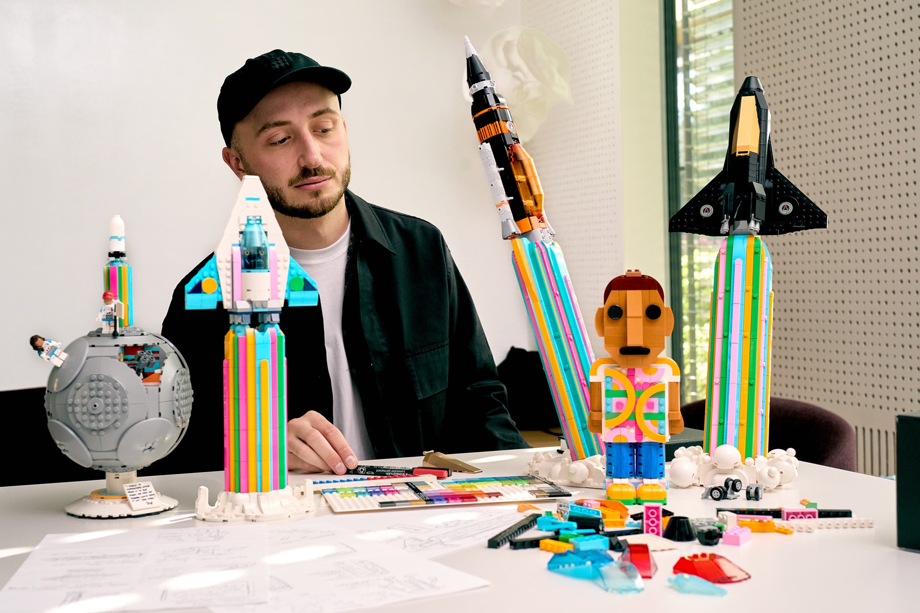 hypebeast visits George Gilliatt and the LEGO Campus denmark billund pharrell williams over the moon campaign interview feature