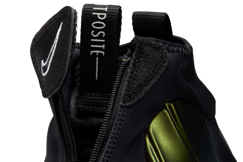 nike air flightposite black metallic silver