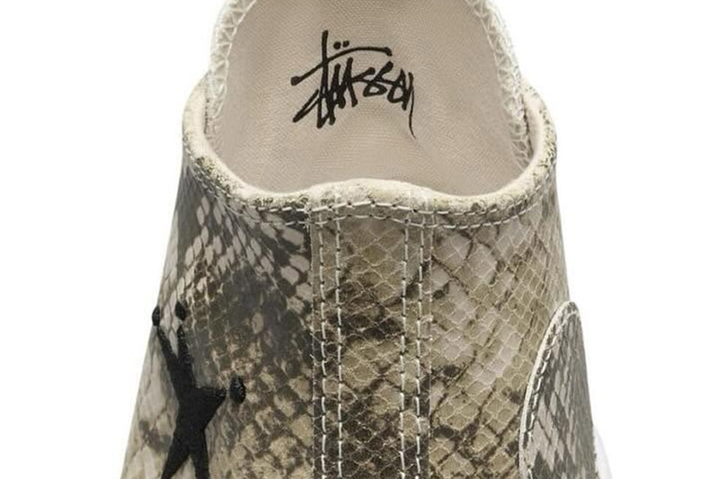 Converse x Stüssy Slithers Through the Grass collab release info sneaker chuck 70 laces upper footwear price website link