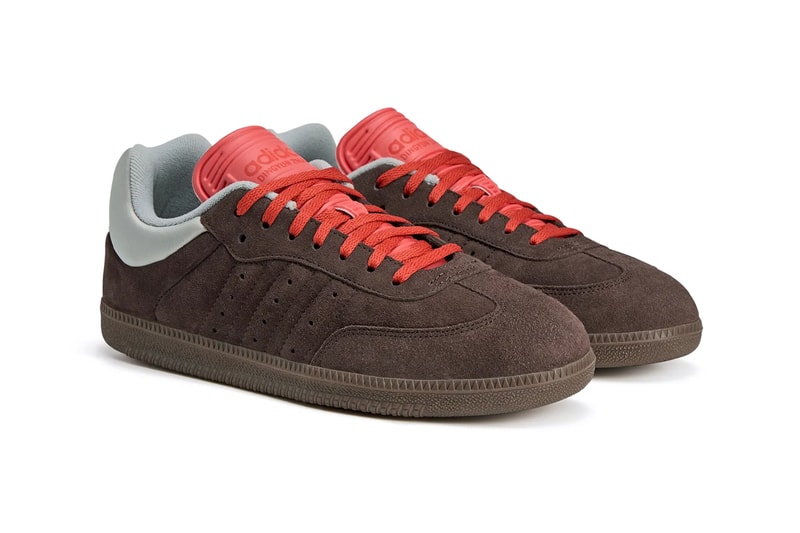Dingyun Zhang x adidas Samba Collaboration IF9703 IF9704 Release Info ”White Vapour” “Oxidized Brown/Solar Red”
