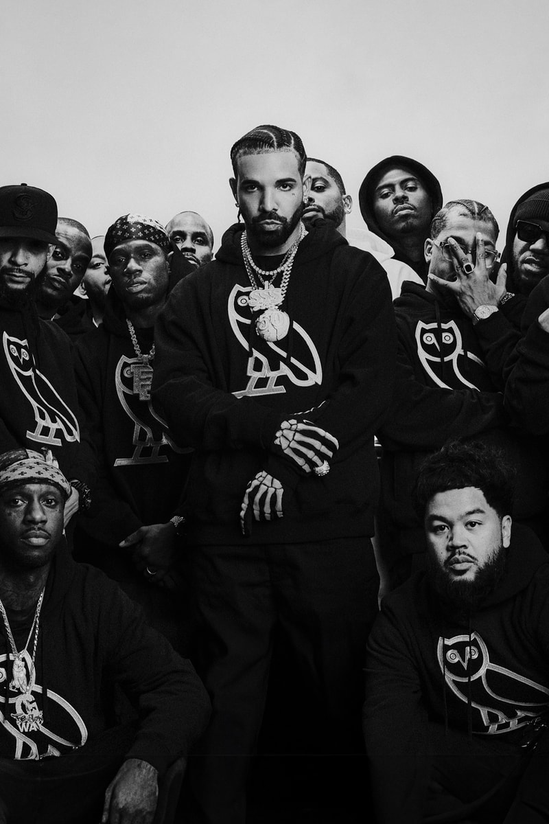 Drake and His OVO Family Front New "OG" Campaign ovo roxx ovo niko reemz t dianolo ring