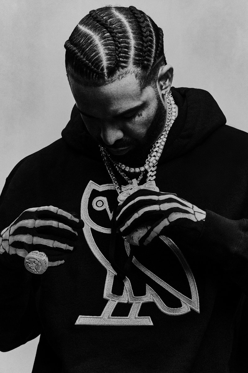 Drake and His OVO Family Front New "OG" Campaign ovo roxx ovo niko reemz t dianolo ring