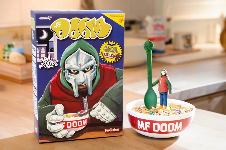 MF DOOM x Super7 ReAction Figure Cereal Bowl Set Release Info 