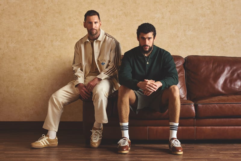 Official Look at adidas Originals x Bad Bunny & Lionel Messi Gazelle and F50 Cleat