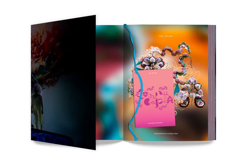 bjork cornucopia tour photo book release details run santiago felipe photographer visuals color page