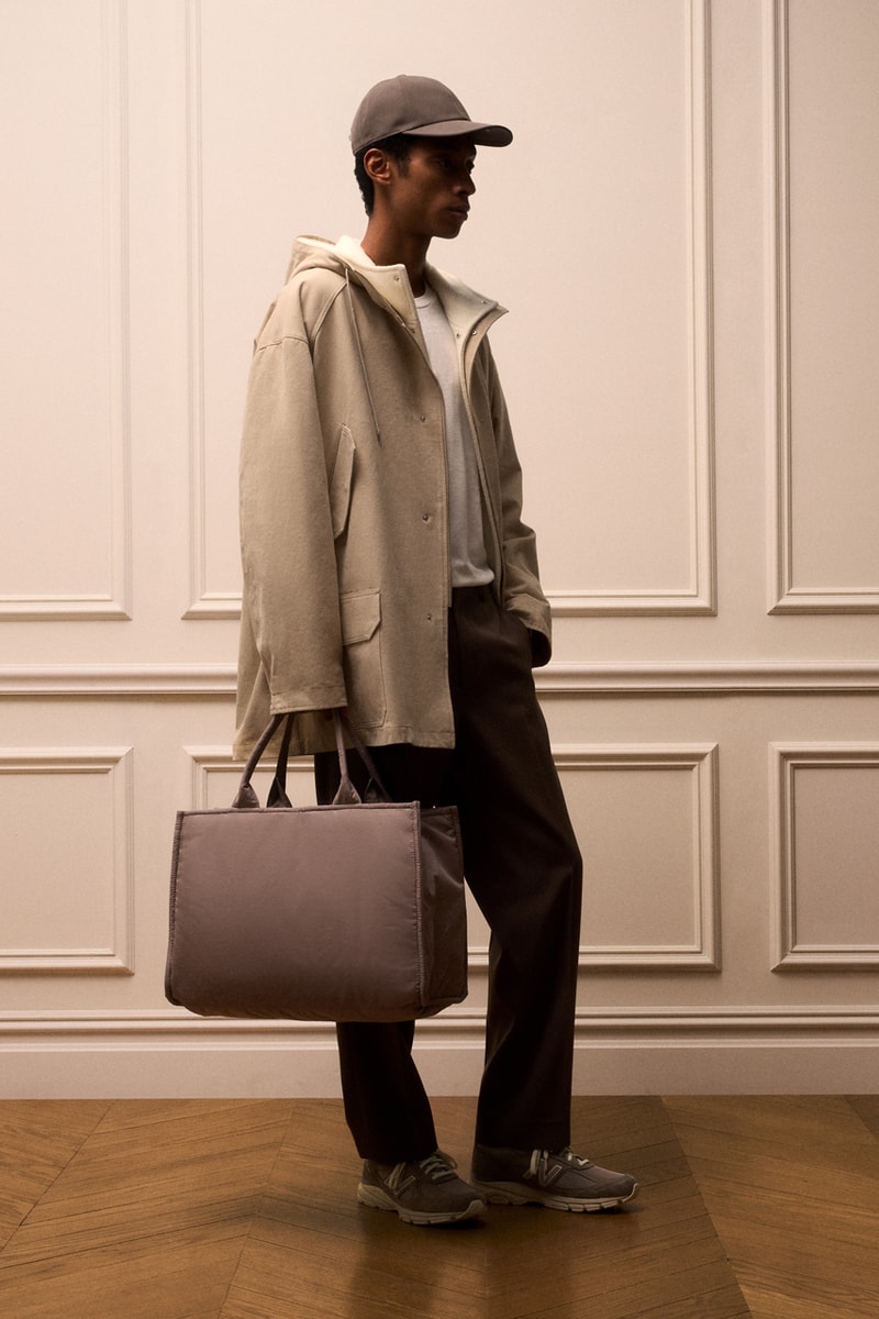 KITH 101 x AURALEE Is Sleek, Simple and Sophisticated collab japanese fashion craftsmanship link lookbook collection suit jacket puffer hat 