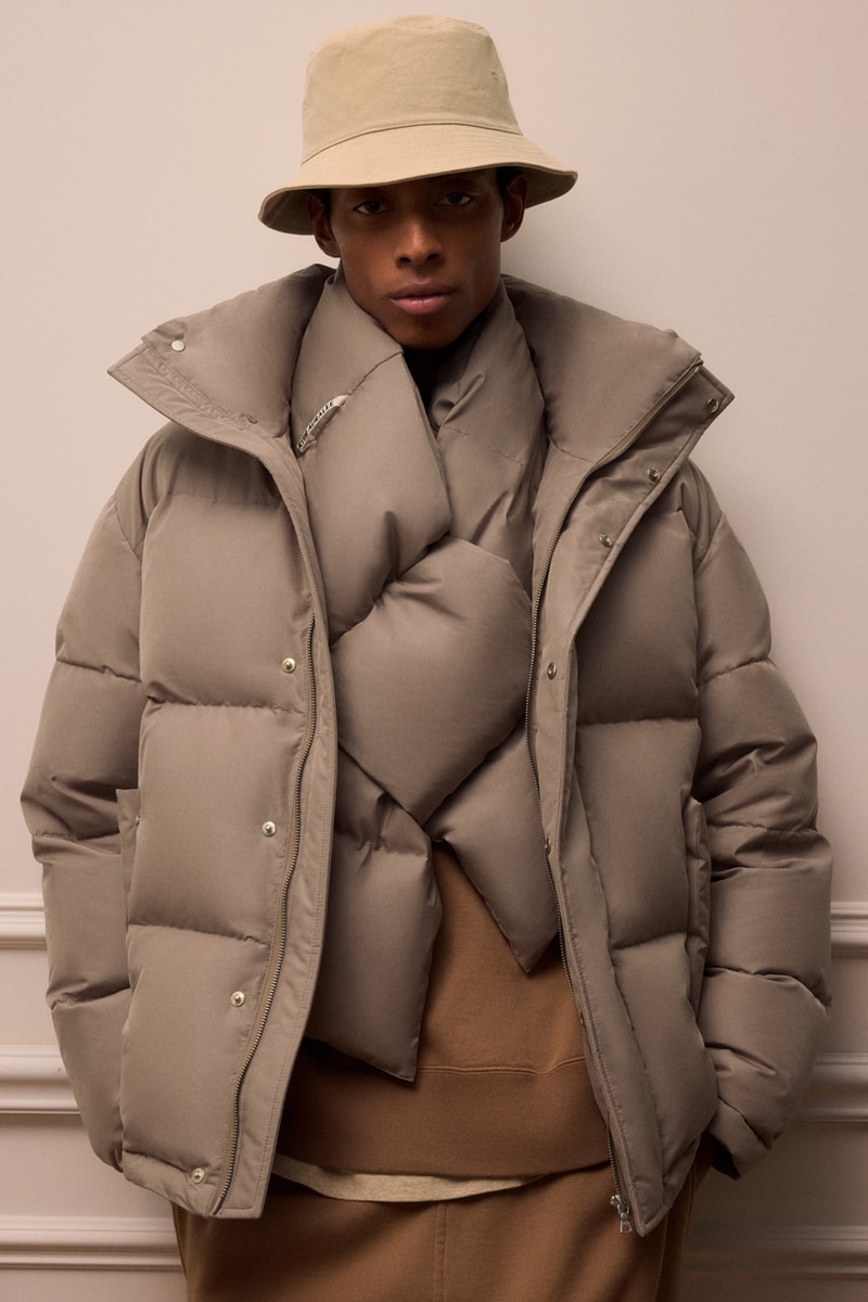 KITH 101 x AURALEE Is Sleek, Simple and Sophisticated collab japanese fashion craftsmanship link lookbook collection suit jacket puffer hat 