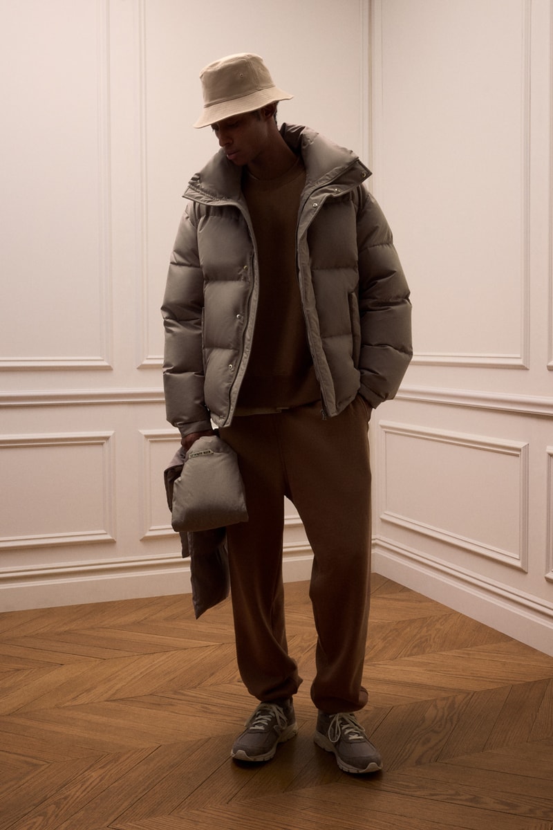 KITH 101 x AURALEE Is Sleek, Simple and Sophisticated collab japanese fashion craftsmanship link lookbook collection suit jacket puffer hat 