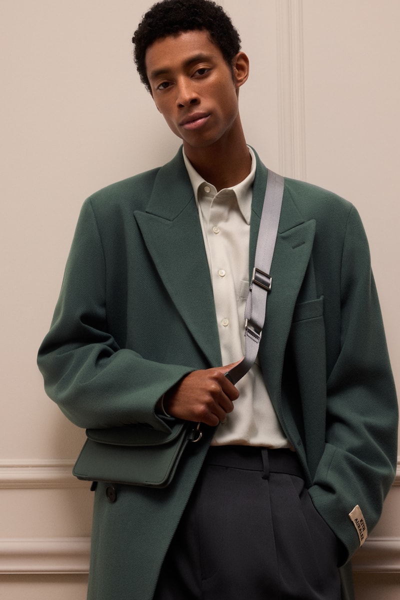 KITH 101 x AURALEE Is Sleek, Simple and Sophisticated collab japanese fashion craftsmanship link lookbook collection suit jacket puffer hat 