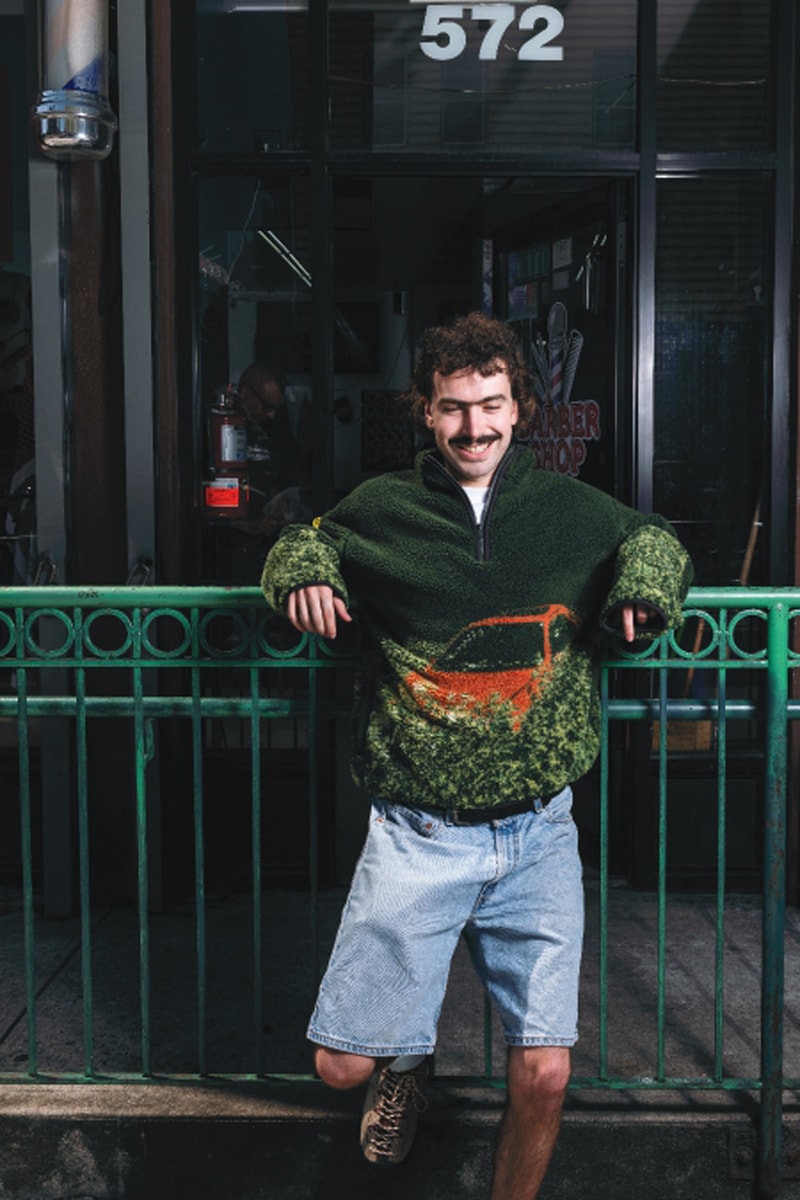 MARKET FW24 Is for the Great Outdoors … and Indoors collection fall winter 2024 lookbook release info fish new york city price model fleece smiley graphic fleece camo colorway